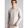 Defacto H5180AXGR210 Gri Regular Fıt Bisiklet Yaka Basic Sweatshırt