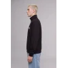 Defacto H3868AXBK81 Siyah Boxy Fit Yarım Fermuarlı Dik Yakalı Baskılı Uzun Kollu Sweatshirt