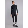 Defacto B0811AXBK81 Siyah Esnek Kumaş Warmtech Standart Fit Dik Yaka Fermuarlı İçi Yumuşak Tüylü Sporcu Uzun Kollu Tişört