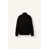 Defacto X7405AZBK81 Siyah Regular Fit Dik Yaka Yarım Fermuarlı Basic Sweatshirt