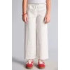 Defacto I3160A8GR421 Gri Fitilli Örme Wide Leg Kız Çocuk Pantolon