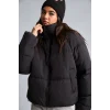 Defacto H3822AXBK81 Siyah Regular Fit Dik Yaka Şişme Mont