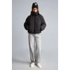 Defacto H3822AXBK81 Siyah Regular Fit Dik Yaka Şişme Mont