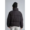 Defacto H3822AXBK81 Siyah Regular Fit Dik Yaka Şişme Mont