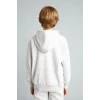 Defacto H9681A8GR400 Gri Baskılı Kapüşonlu Fermuarlı Cepli Sweatshirt Hırka Erkek Çocuk