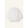 Defacto I8515AXWT32 Beyaz Oversize Hakim Yaka Brit Düğmeli Uzun Kollu Basic Bluz