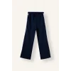 Defacto I8955AXNV238 Lacivert Straight Fit Yan Şerit Detaylı Beli Lastikli Düz Paça Cepli Eşofman Altı