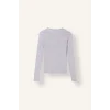 Defacto I6397AXGR256 Gri Fitted Fitilli Yarım Düğmeli Henley Yaka Uzun Kollu Basic Tişört