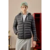 Defacto N4661AZBK27 Siyah Sıcak Tutan Su İtici Slim Fit Mont