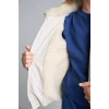 Defacto H8014A8ER37 Ekru Oversize Peluş Yaka İçi Detaylı Kapitone Fermuarlı Şişme Mont Kız Çocuk