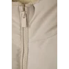 Defacto H8014A8ER37 Ekru Oversize Peluş Yaka İçi Detaylı Kapitone Fermuarlı Şişme Mont Kız Çocuk