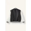 Defacto G9514A8BK27 Siyah Kolej Yaka Bomber Tafta Mont Erkek Çocuk