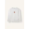 Defacto I3176AXER98 Ekru %100 Pamuk Regular Fit Baskılı Uzun Kollu 2li Pijama Takımı