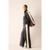 Defacto H4230AXAR104 Antrasit NBA Brooklyn Nets Yanı Şeritli Cepli Wide Leg Geniş Paça Dalgıç Kumaş Sporcu Eşofman Altı