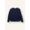 Defacto I6356AXNV241 Lacivert %100 Pamuk Oversize Bisiklet Yaka Boston Baskılı Sweatshirt