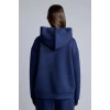 Defacto H5571AXNV241 Lacivert Relaxed Fit Kapüşonlu Fermuarlı Cepli Skuba Kumaş Basic Sweatshirt Hırka