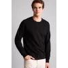 Defacto E8339AXBK81 Siyah Pamuklu Regular Fit Basic Sweatshirt