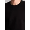 Defacto E8339AXBK81 Siyah Pamuklu Regular Fit Basic Sweatshirt