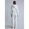 Defacto I3344AXGR93 Gri Straıght Fıt İşlemeli Beli Lastikli Geniş Paça Eşofman Altı