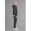 Defacto H4889AXGN1051 Yeşil Regular Fit Yan Biyeli Lastikli Paça Jogger Eşofman Altı