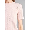 Defacto D3306AXPN423 Pembe Regular Fıt Bisiklet Yaka Açık Pembe Kazak