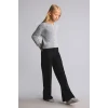Defacto I4938A8NM40 Siyah Flare Fit Rahat İspanyol Paça Jean Pantolon Kız Çocuk