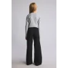 Defacto I4938A8NM40 Siyah Flare Fit Rahat İspanyol Paça Jean Pantolon Kız Çocuk