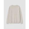 LCW Kids Gri Bisiklet Yaka Erkek Çocuk Kalın Sweatshirt