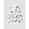 LCW Kids Ekru Kapüşonlu Erkek Çocuk Sweatshirt