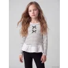 LCW Kids Siyah Bisiklet Yaka Kız Çocuk Takım