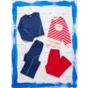 LCW Kids İndigo Bisiklet Yaka Kız Çocuk Soft Touch Eşofman Takım