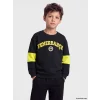 LCW Kids Lacivert Fenerbahçe Baskılı Erkek Çocuk Kalın Sweatshirt