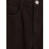 LCW Kids Kahverengi Wideleg Kız Çocuk Gabardin Pantolon