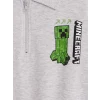 LCW Kids Gri Minecraft Baskılı Erkek Çocuk Sweatshirt