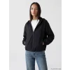 LCW EVERYDAY Siyah Kapüşonlu Oversize Kadın Yağmurluk