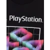 LCW Kids Siyah PlayStation Lisanslı Erkek Çocuk Sweatshirt