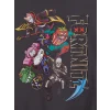 LCW Kids Antrasit Fortnite Baskılı Erkek Çocuk Sweatshirt