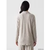 LCW EVERYDAY Gri Modal Karışımlı Oversize Kadın Gömlek Tunik