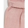 LCW Kids Pembe Beli Lastikli Kız Çocuk Gabardin Pantolon