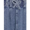 LCW Kids İndigo Beli Lastikli Straight Fit Kız Çocuk Jean Pantolon