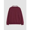 LCW Kids Bordo Polo Yaka Baskılı Kız Çocuk Eşofman Takım