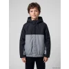 LCW Kids Siyah Renk Bloklu Su İtici Erkek Çocuk Şişme Mont