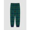 LCW Kids Ekru Bisiklet Yaka Baskılı Erkek Çocuk Pijama Takım