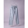 LCW Kids Mavi Straight Fit Taş İşlemeli Kız Çocuk Jean Pantolon
