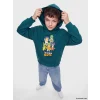 LCW Kids Petrol Stumble Guys Baskılı Erkek Çocuk Sweatshirt