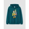 LCW Kids Petrol Stumble Guys Baskılı Erkek Çocuk Sweatshirt