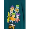 LCW Kids Petrol Stumble Guys Baskılı Erkek Çocuk Sweatshirt