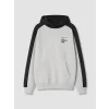 LCW Kids Gri Slogan Baskılı Erkek Çocuk Sweatshirt