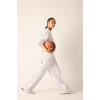 Defacto H4236AXGR421 Gri NBA Los Angeles Lakers Wide Leg Cepli Geniş Paça Beli Lastikli Skuba Dalgıç Kumaş Sporcu Eşofman Altı