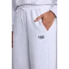 Defacto H4236AXGR421 Gri NBA Los Angeles Lakers Wide Leg Cepli Geniş Paça Beli Lastikli Skuba Dalgıç Kumaş Sporcu Eşofman Altı